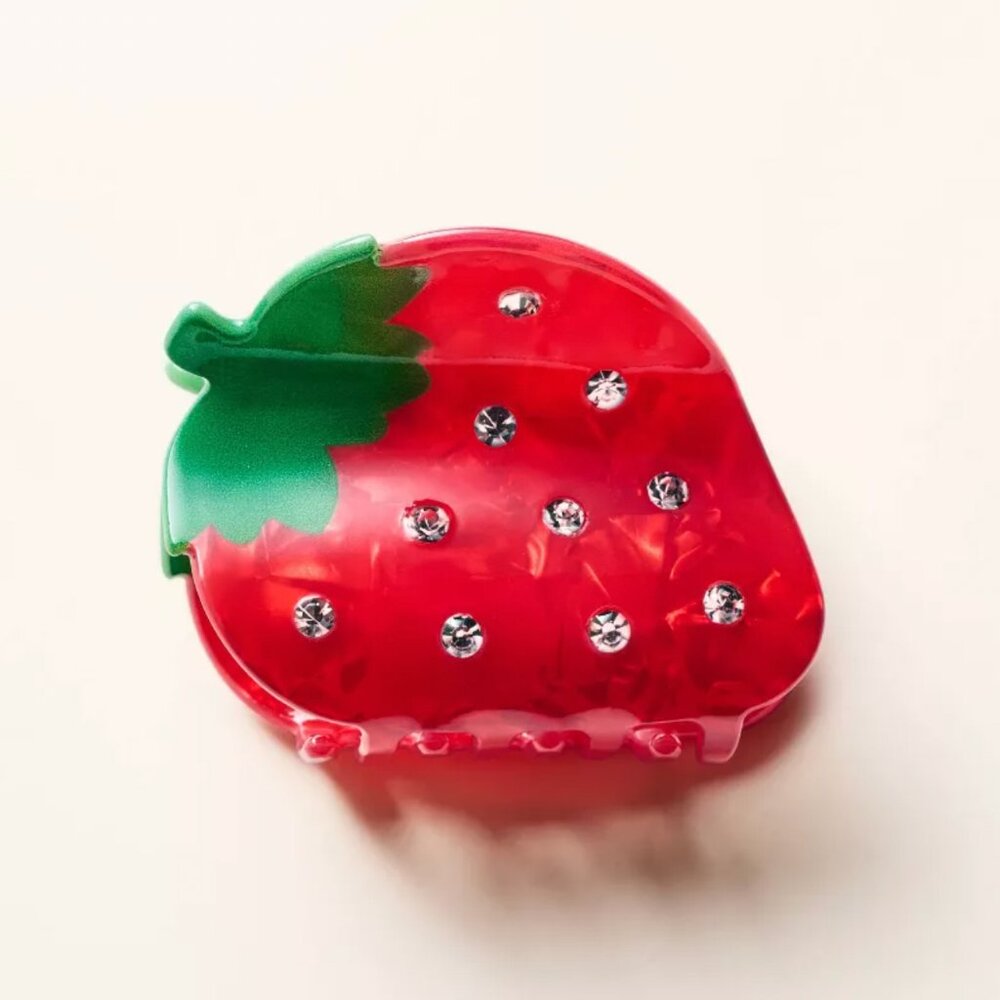 NWT! Strawberry Claw Hair Clip - kate spade new york x Target™ Red